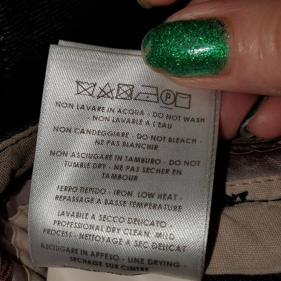 Stella McCartney Black Denim trimmed  Blue Velvet Slim Ankle Zip Jeans 27 - Picture 14 of 15